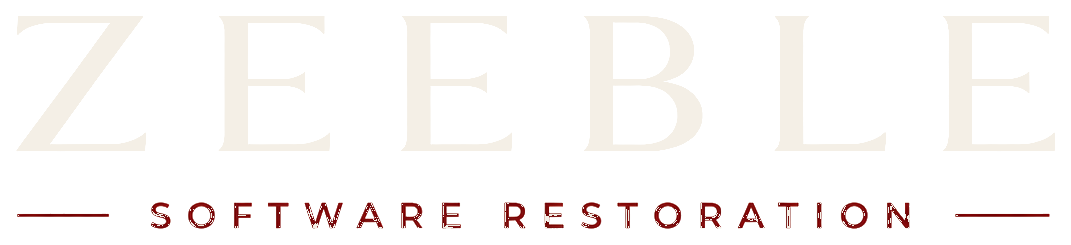 zeeble Software Restoration